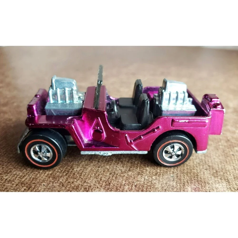 VTG 1971 Hot Wheel GRASS HOPPER Spectraflame Magenta ZAMAC 1:64 REDLINE 6461 USA